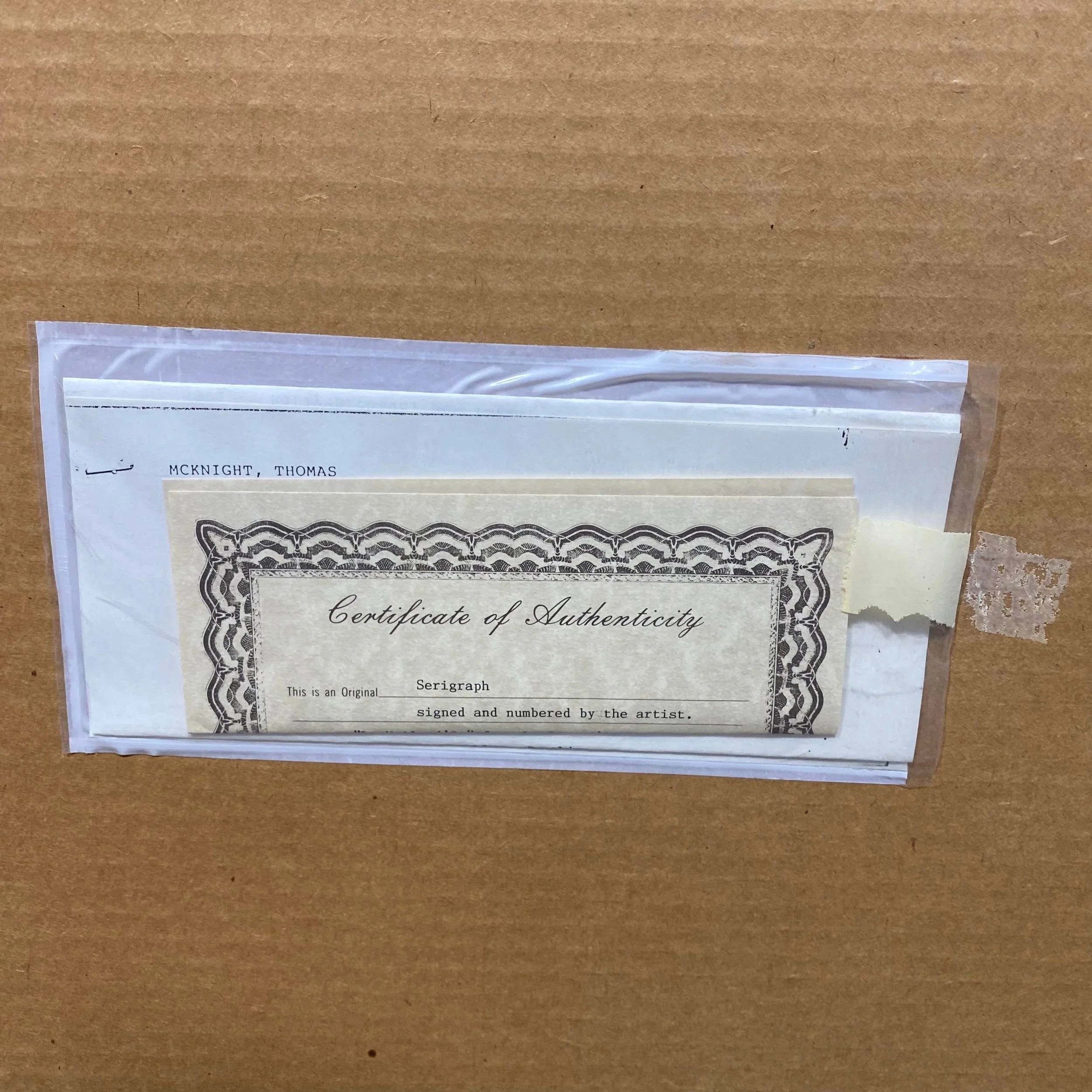 Thomas McKnight Serigraph Framed