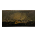 "Sail in the Night" Oil Painting on Canvas Signed Jas B. Scott