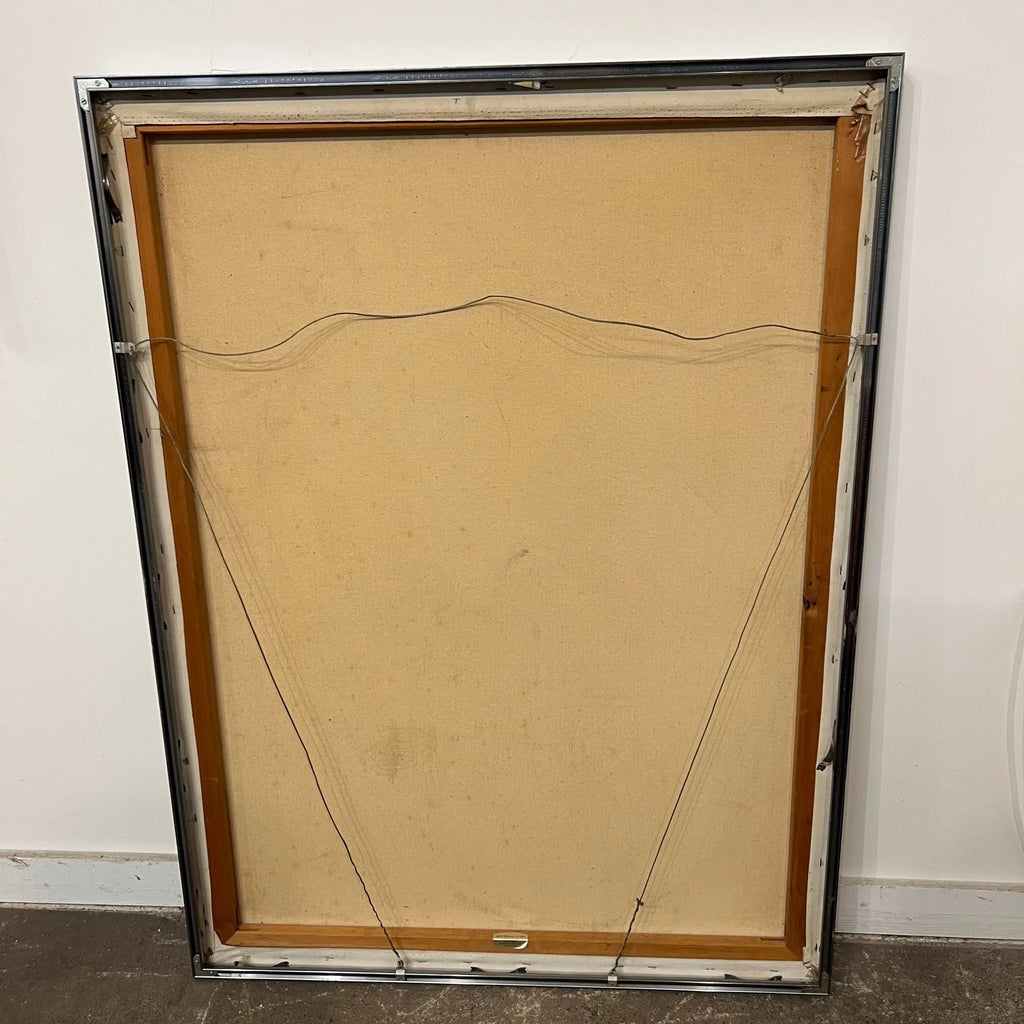Framed Abstract Painting 1980’s American