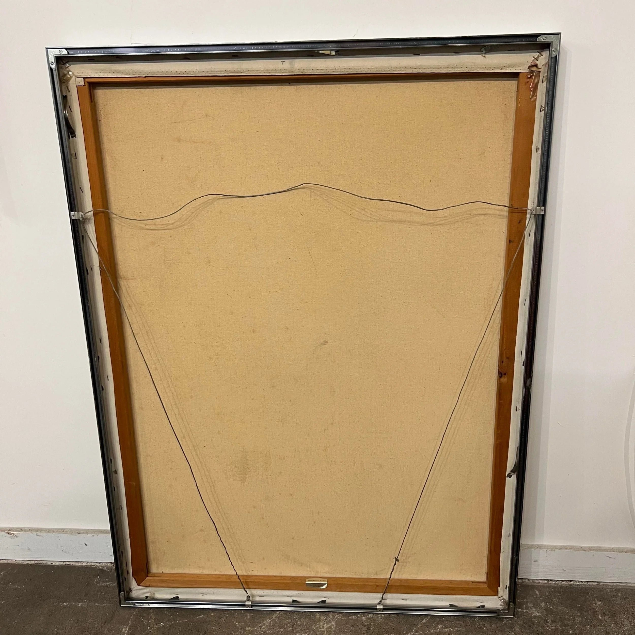 Framed Abstract Painting 1980’s American