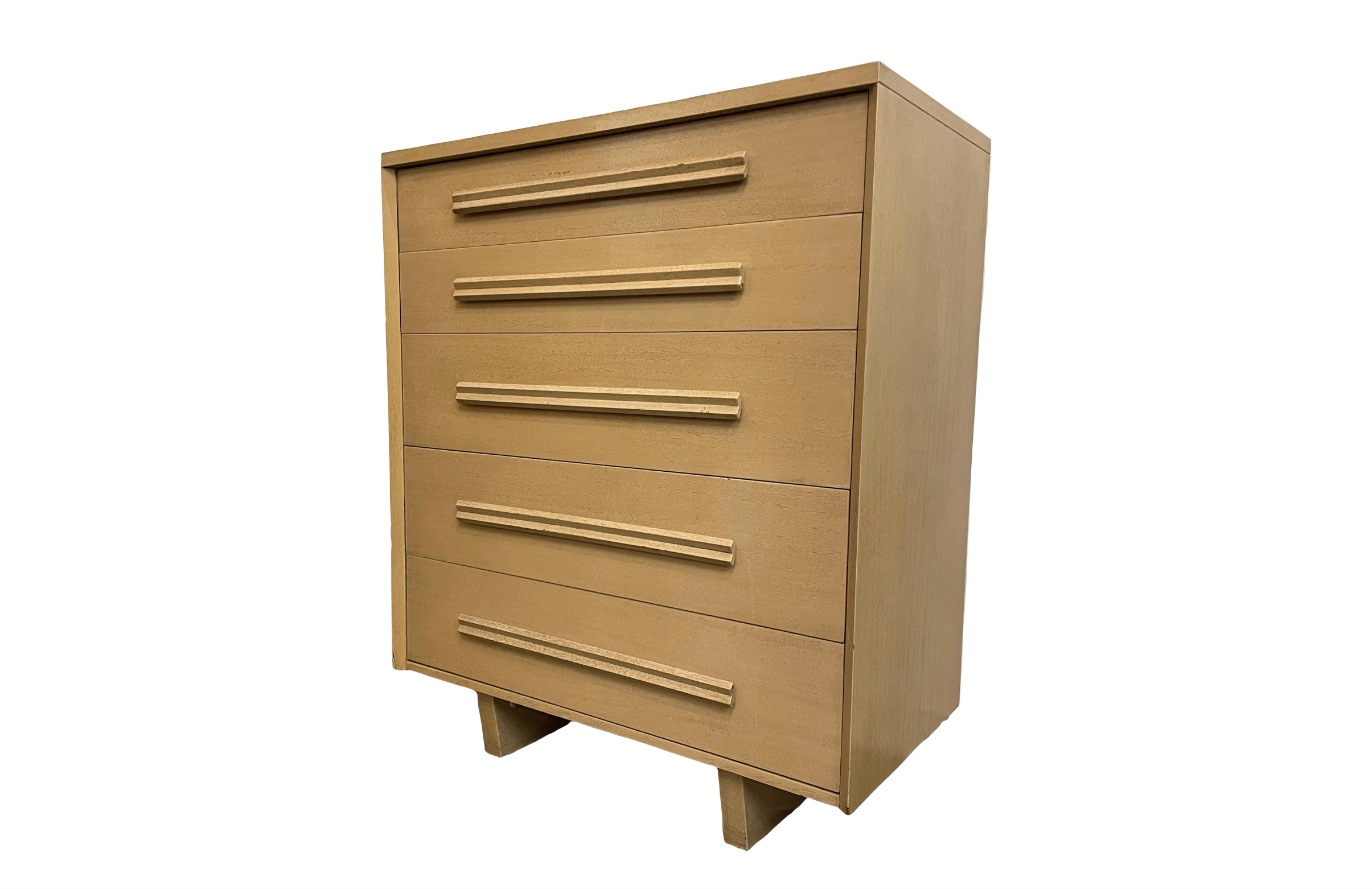 Vintage Mid Century Modern John Stuart Furniture Tall Dresser