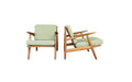 Pair of Vintage Hovmand Olsen Danish Lounge Chairs