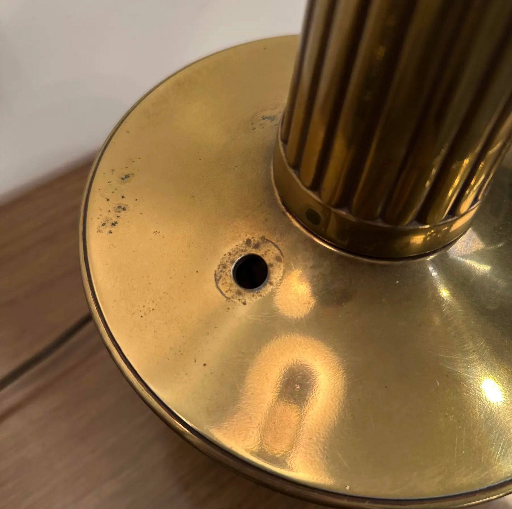 Mid Century Modern Pair of Brass Stiffel Table Lamps