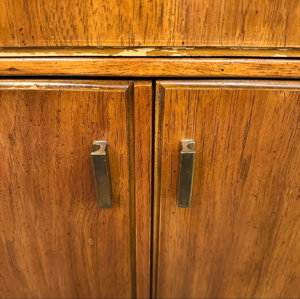 Pair of Drexel Heritage Consensus Pecan Nightstands Need Refinished