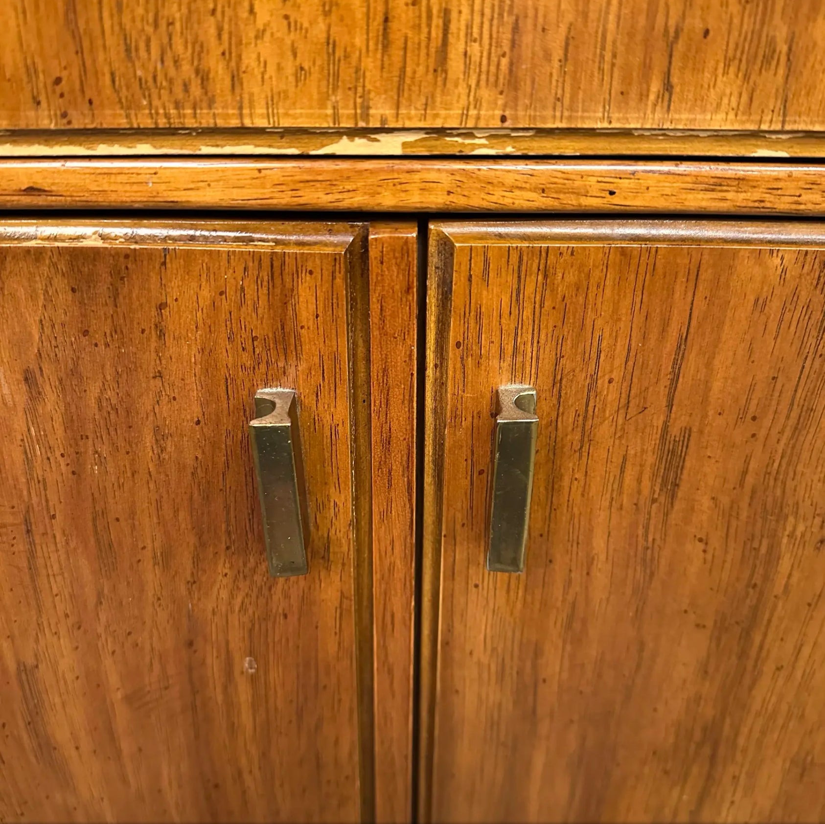 Pair of Drexel Heritage Consensus Pecan Nightstands Need Refinished