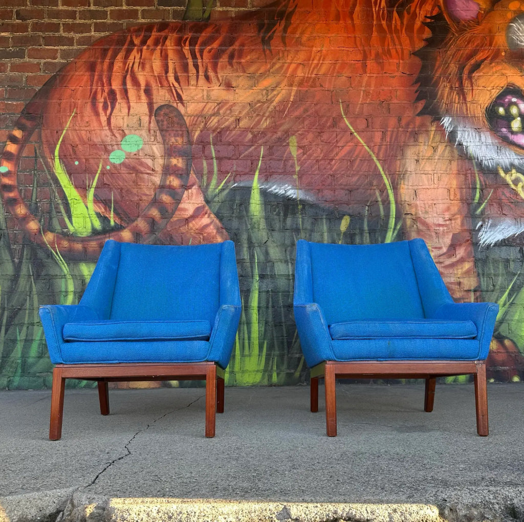 Pair of Erik Kolling Andersen Lounge Chairs