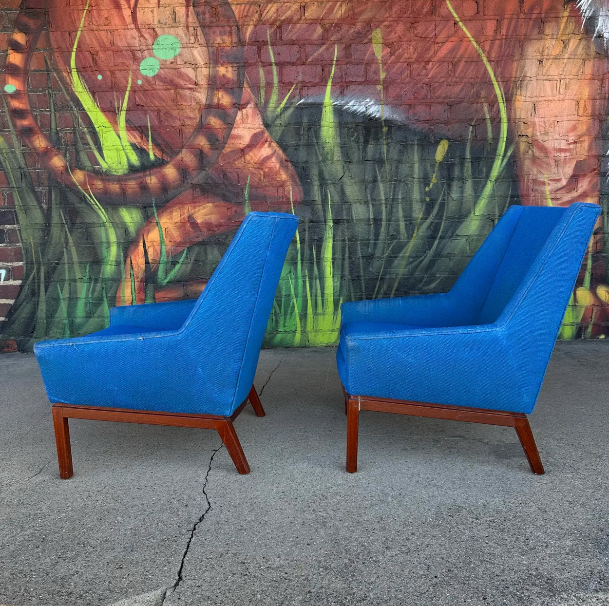 Pair of Erik Kolling Andersen Lounge Chairs