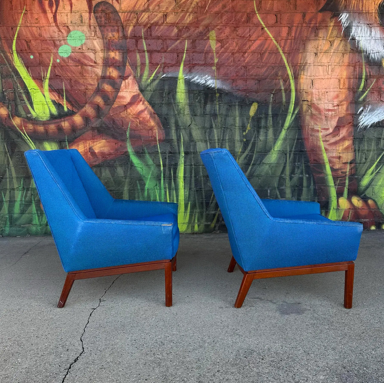 Pair of Erik Kolling Andersen Lounge Chairs
