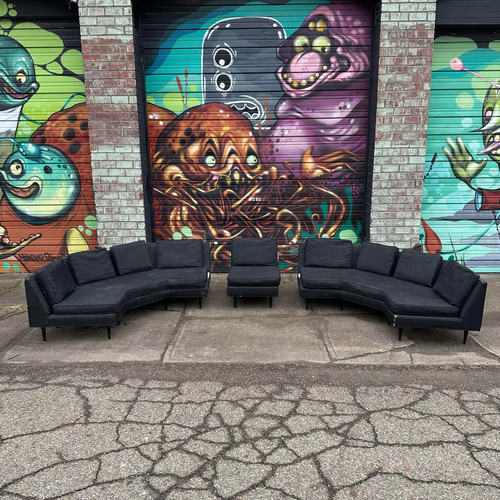 Harvey Probber Curved Sectional Sofa