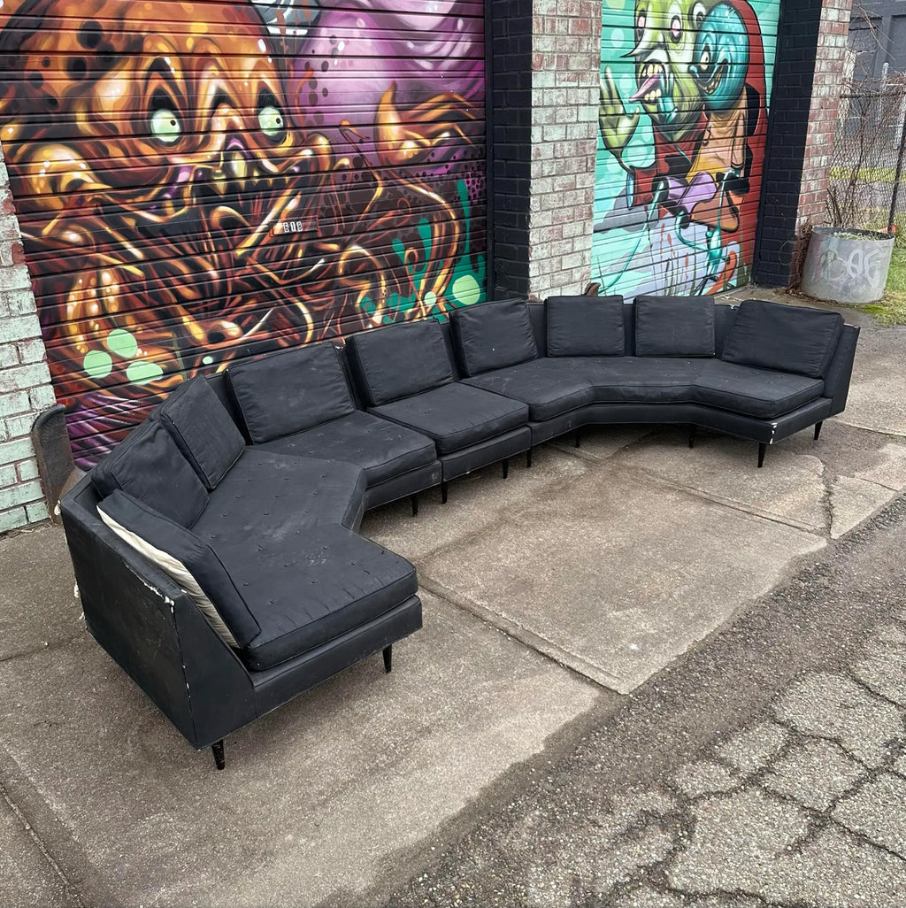 Harvey Probber Curved Sectional Sofa