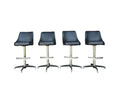Set of 4 ChromCraft Swivel Bar Stools