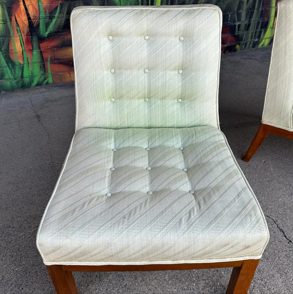 Pair of Dunbar-Style Slipper Side Chairs