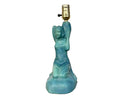 Art Deco Van Briggle Ceramic Figure Pottery Lamp