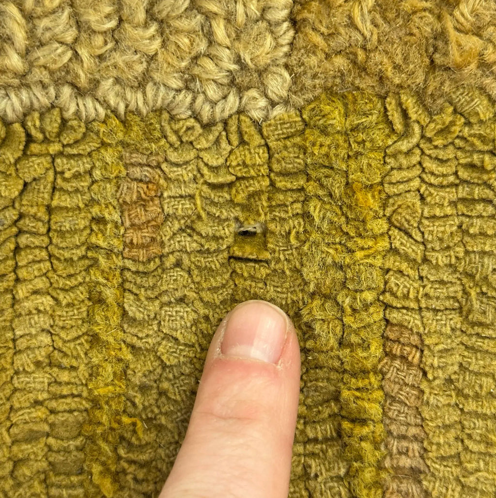 Mid Century Modern George Wells Hand Hooked Fiber Art Rug