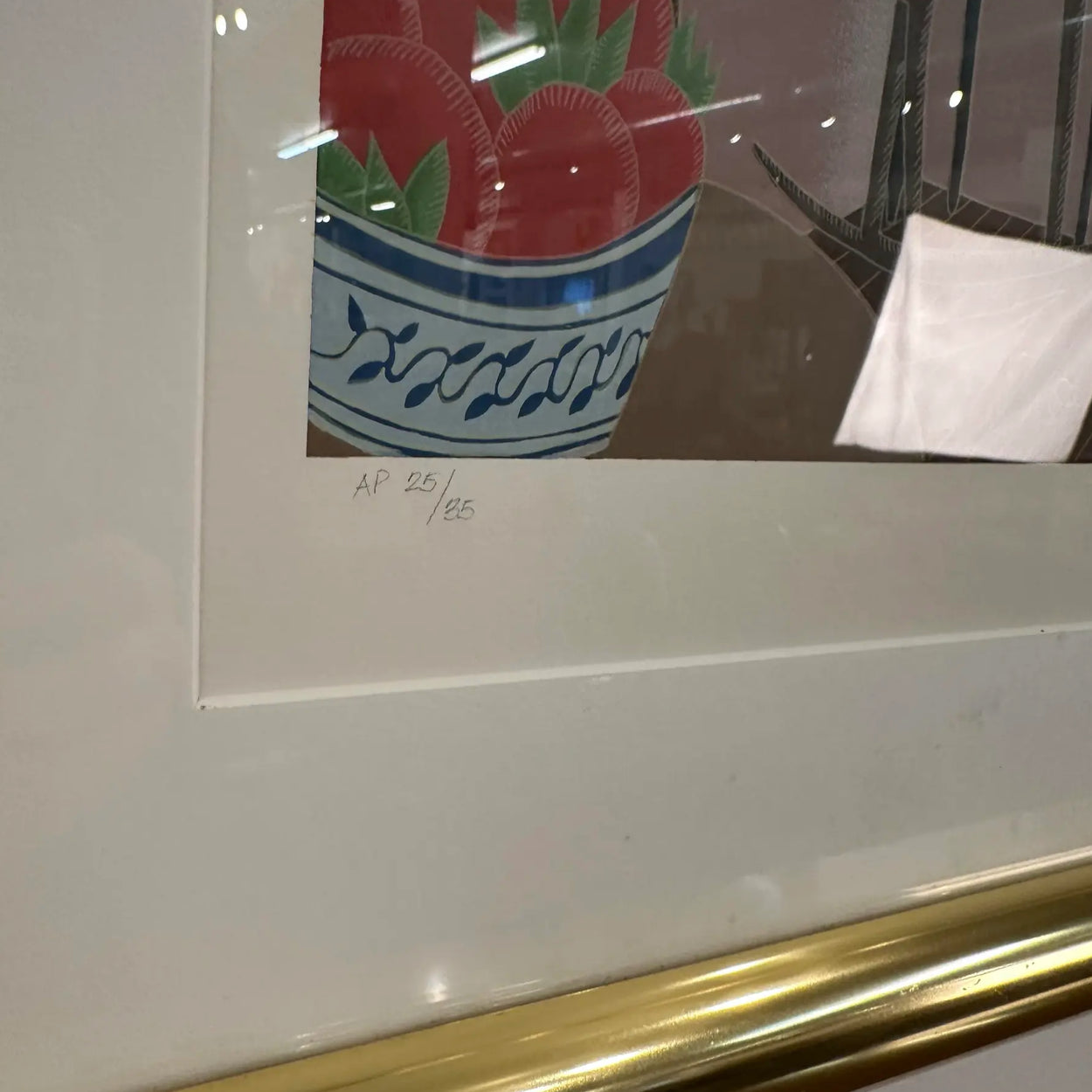 Thomas McKnight Yellow Cradle Serigraph Artist Proof