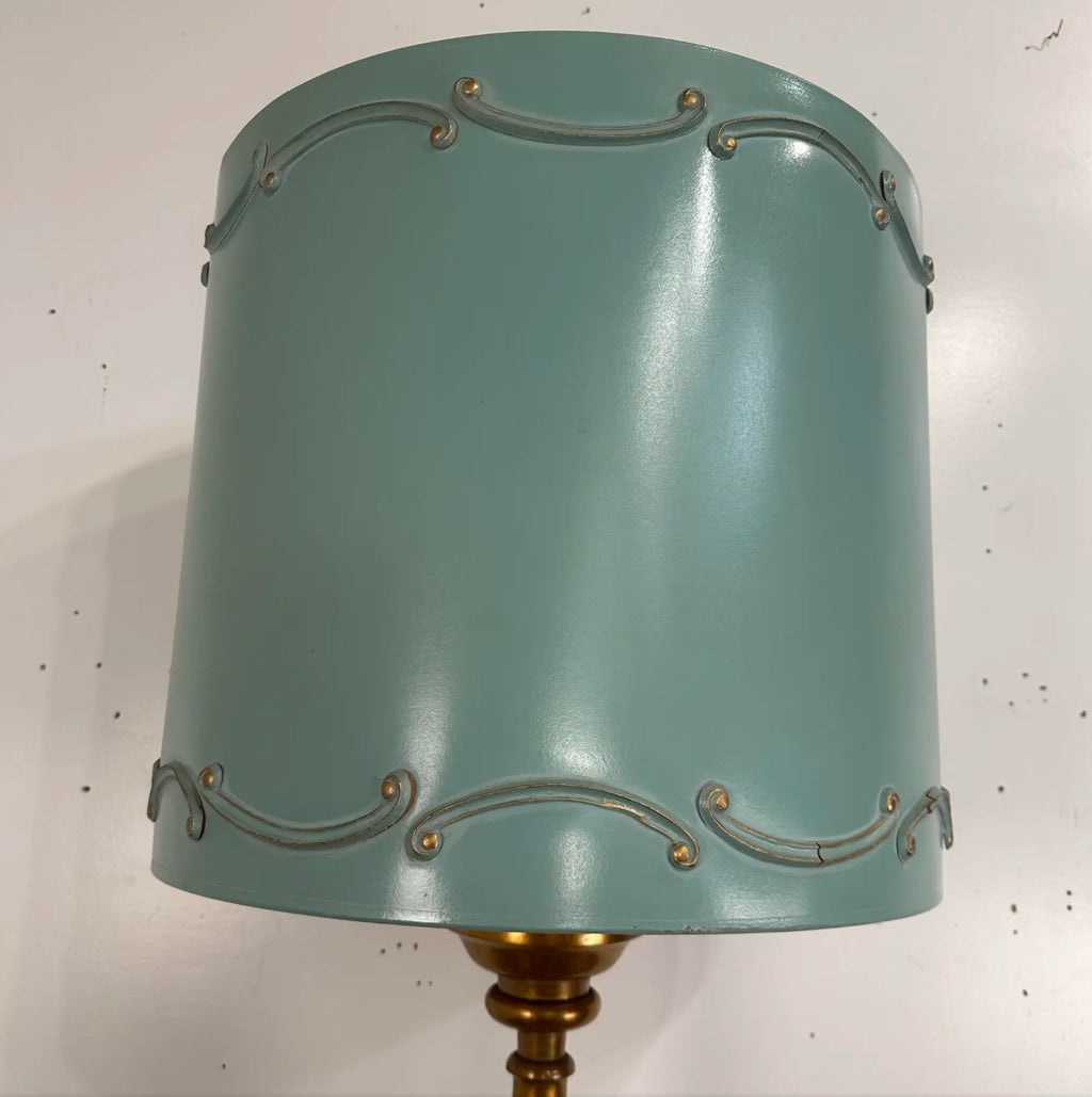 Italian Style Table Lamp Carved Giltwood Hollywood Regency