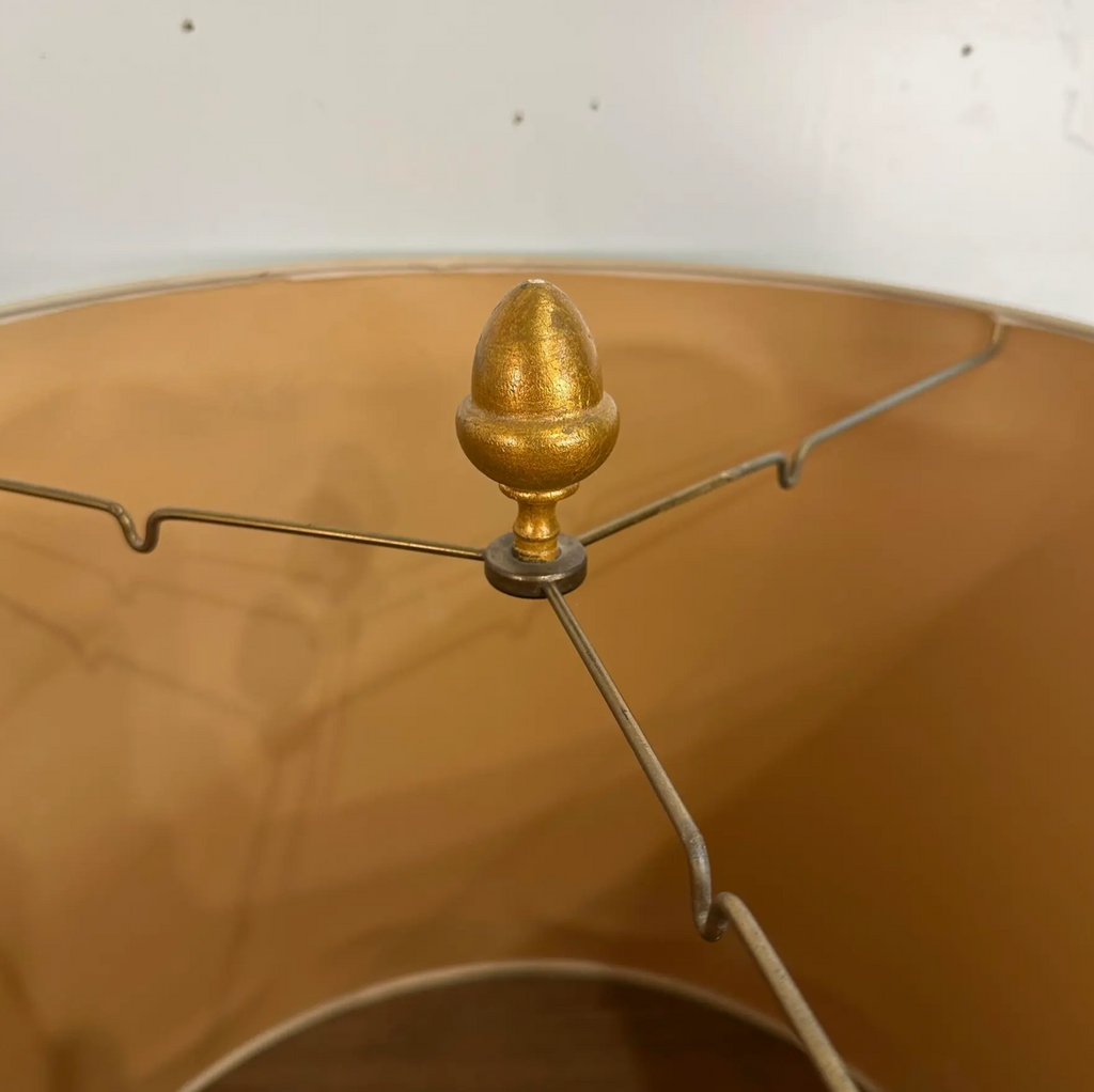 Italian Style Table Lamp Carved Giltwood Hollywood Regency