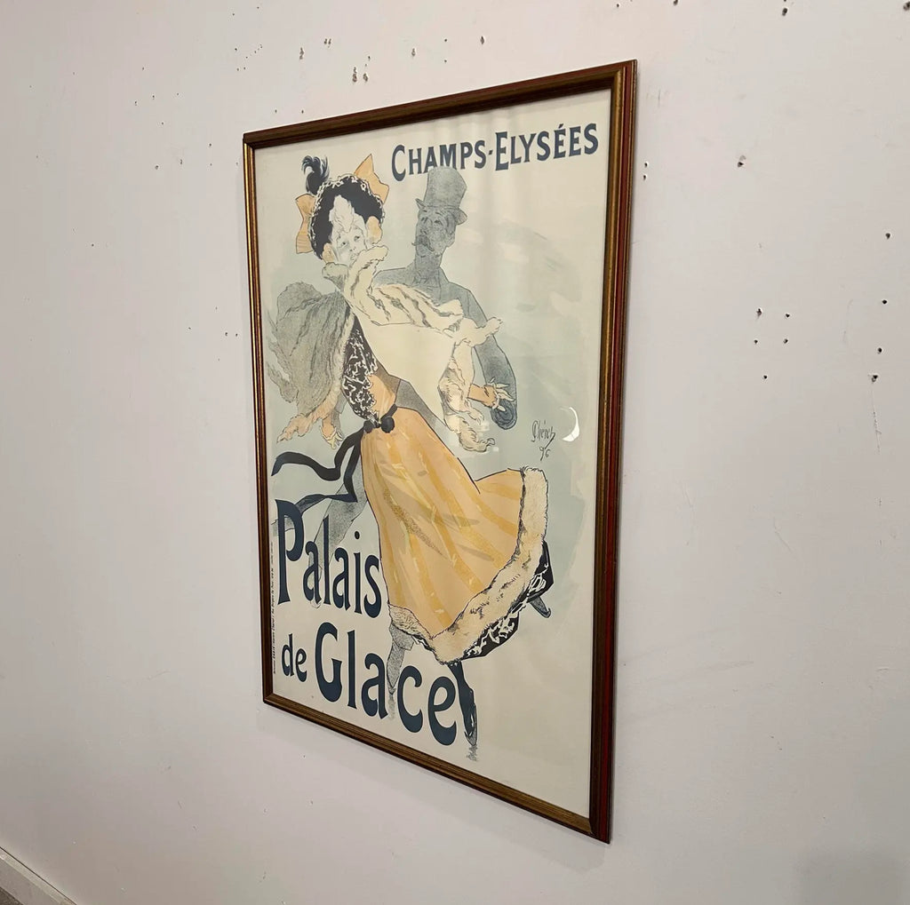 Champs Elysées Palais De Glace Lithograph Poster
