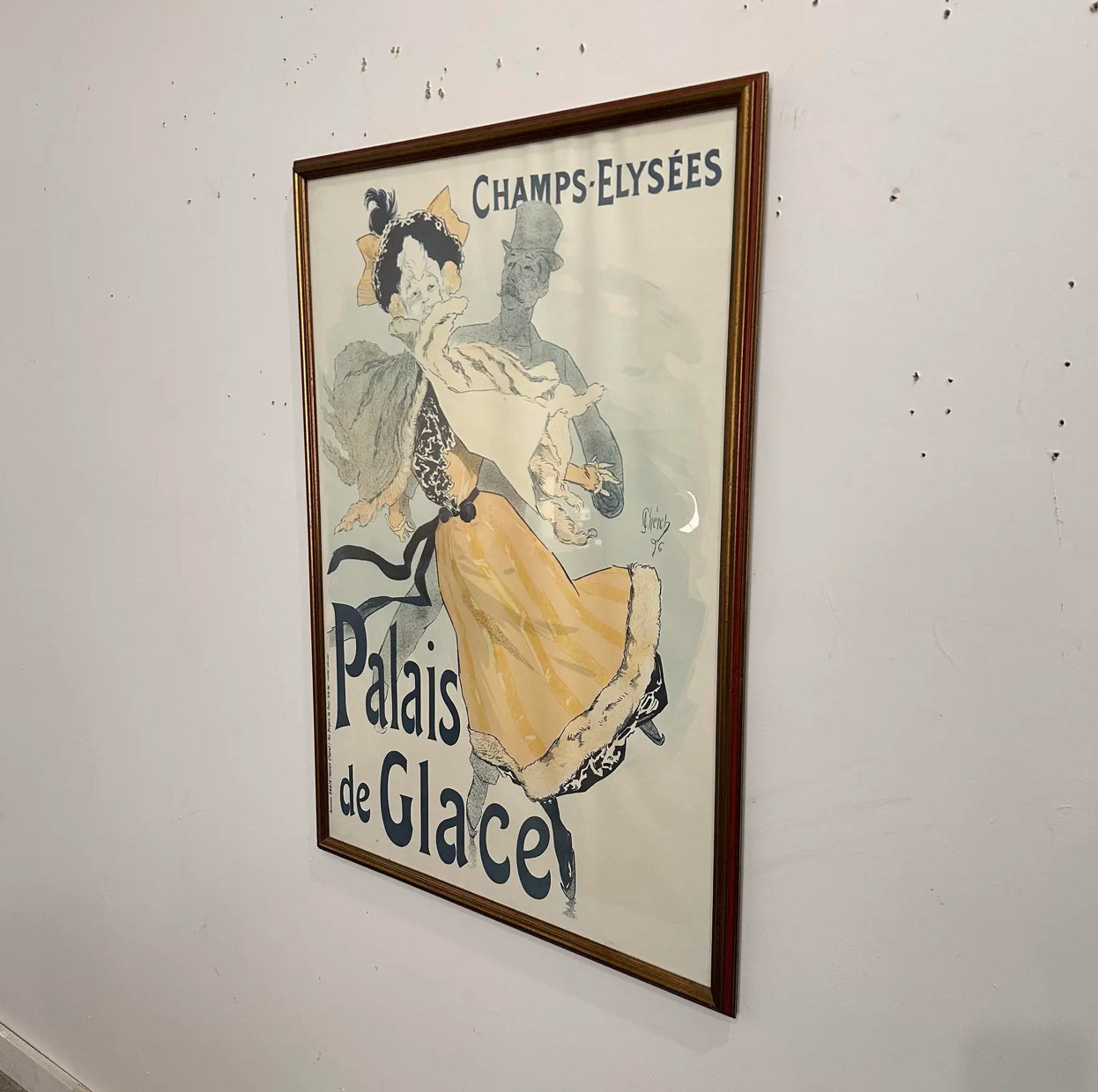 Champs Elysées Palais De Glace Lithograph Poster