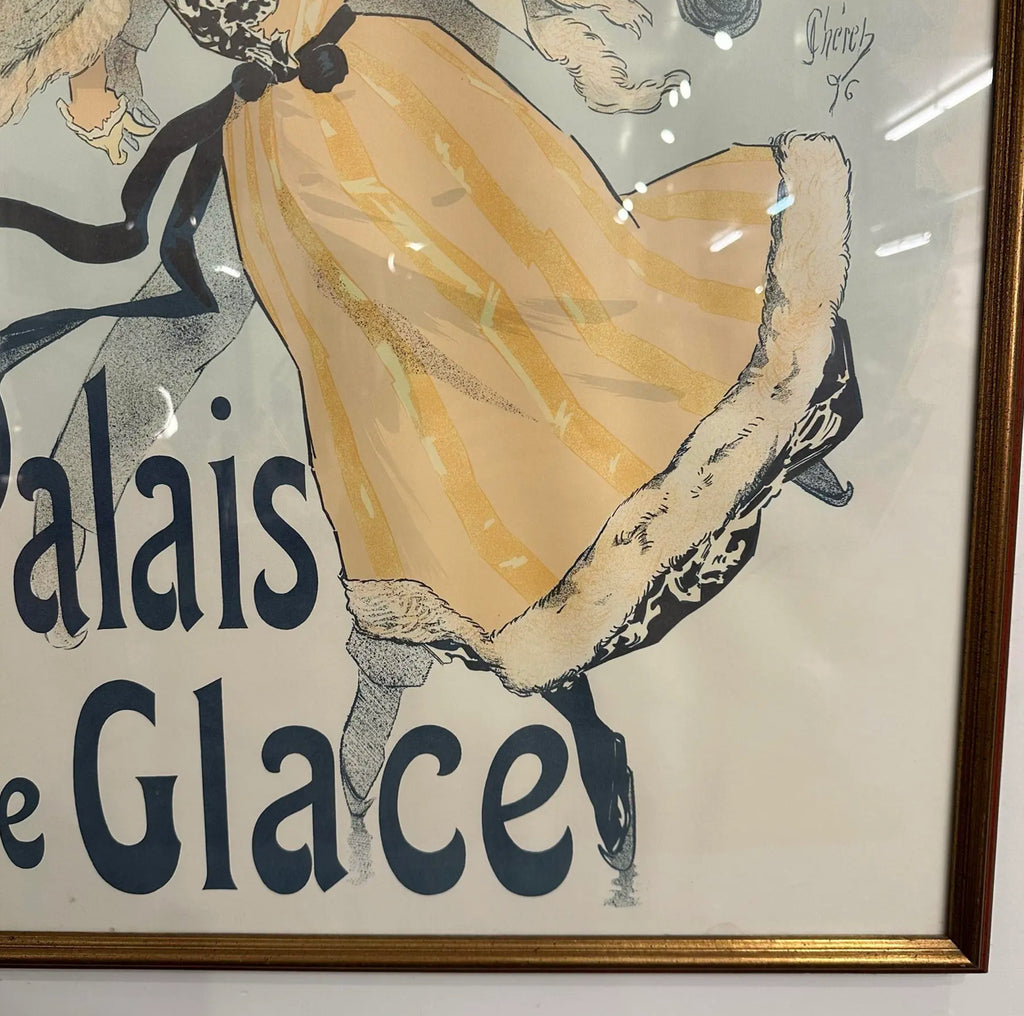 Champs Elysées Palais De Glace Lithograph Poster