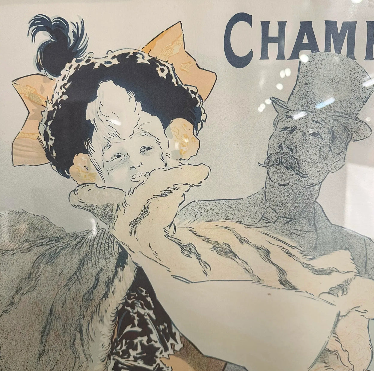 Champs Elysées Palais De Glace Lithograph Poster