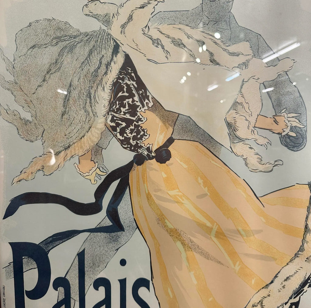 Champs Elysées Palais De Glace Lithograph Poster