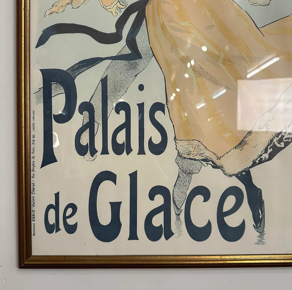 Champs Elysées Palais De Glace Lithograph Poster