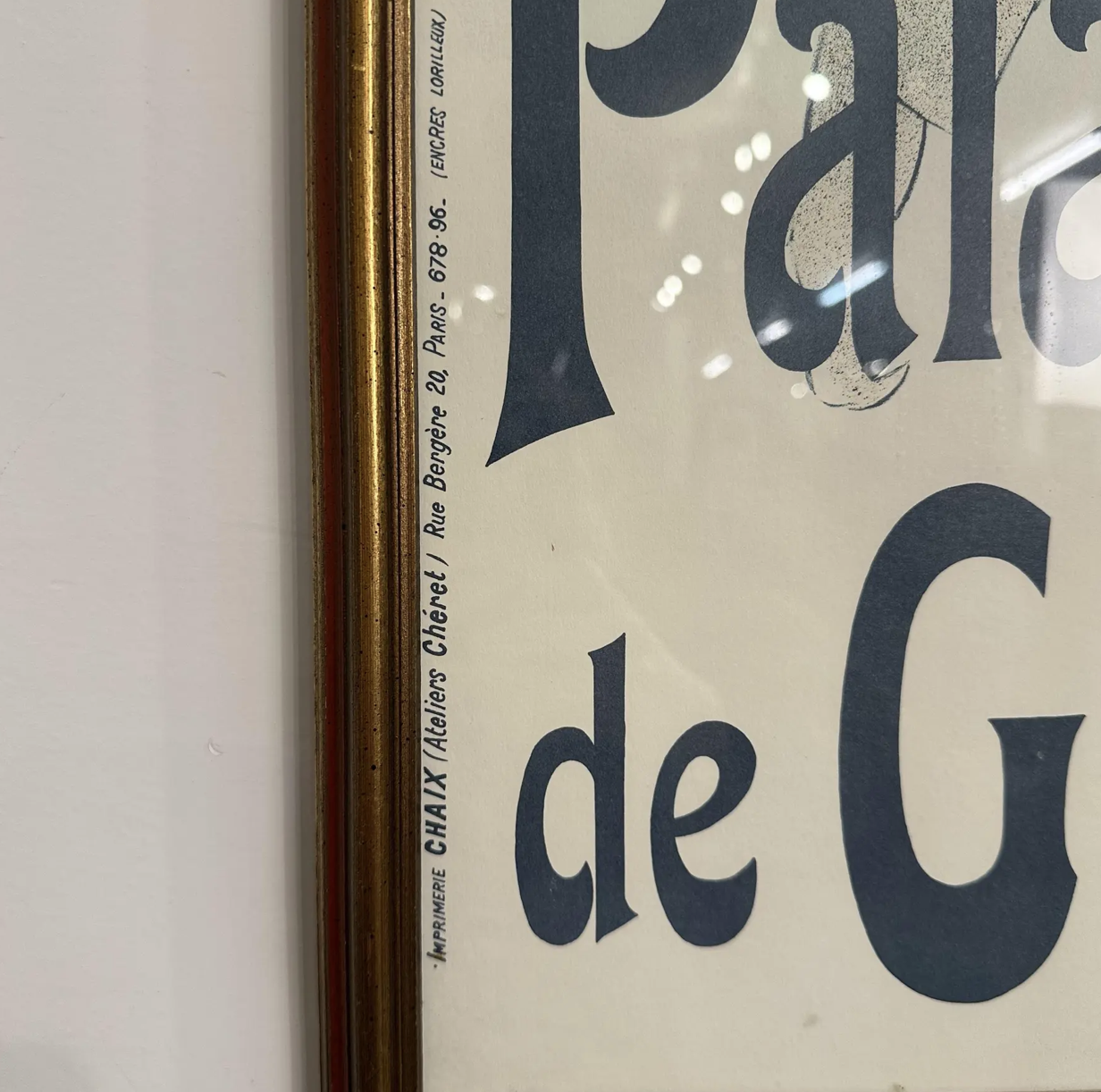 Champs Elysées Palais De Glace Lithograph Poster