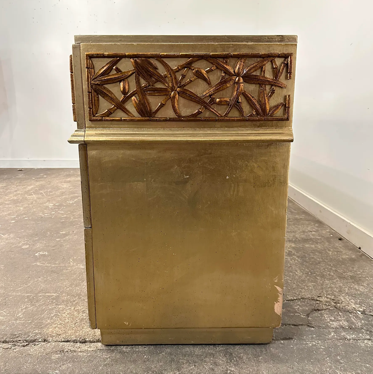 James Mont 2 Piece Bamboo Dresser