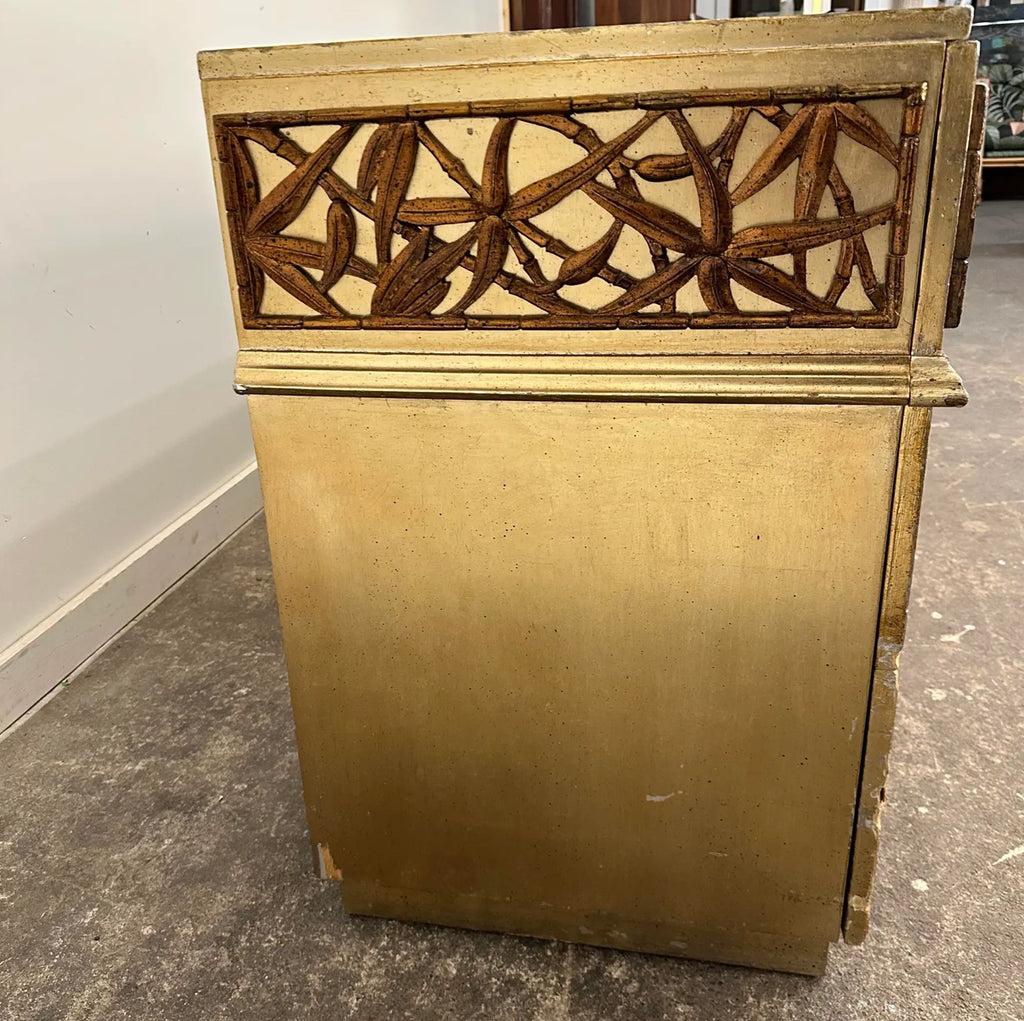 James Mont 2 Piece Bamboo Dresser