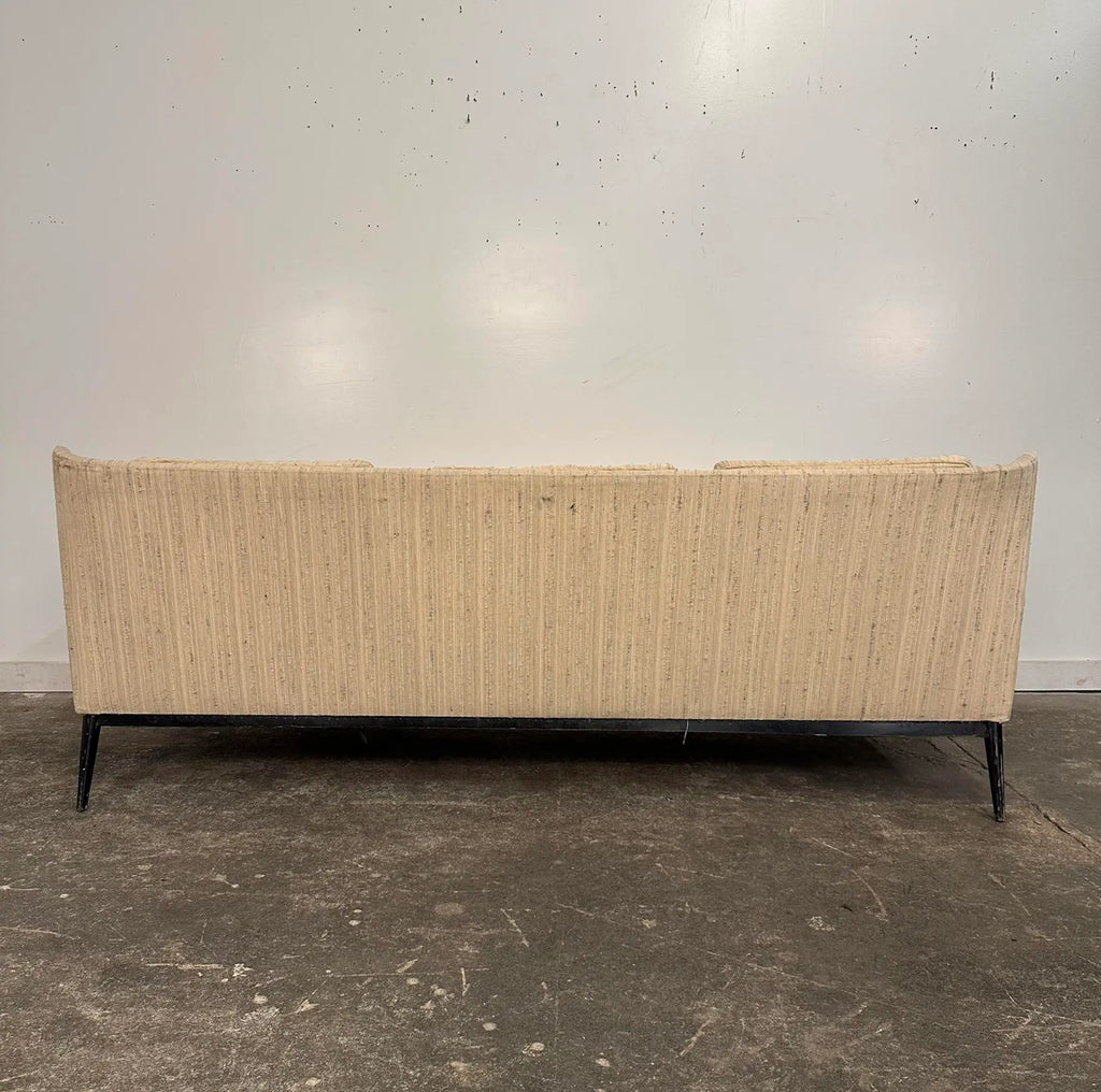 Paul McCobb 1950s Mid-Century Modern Wingback Sofa