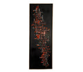 Abstract Brutalist Glaze on Slate Tile