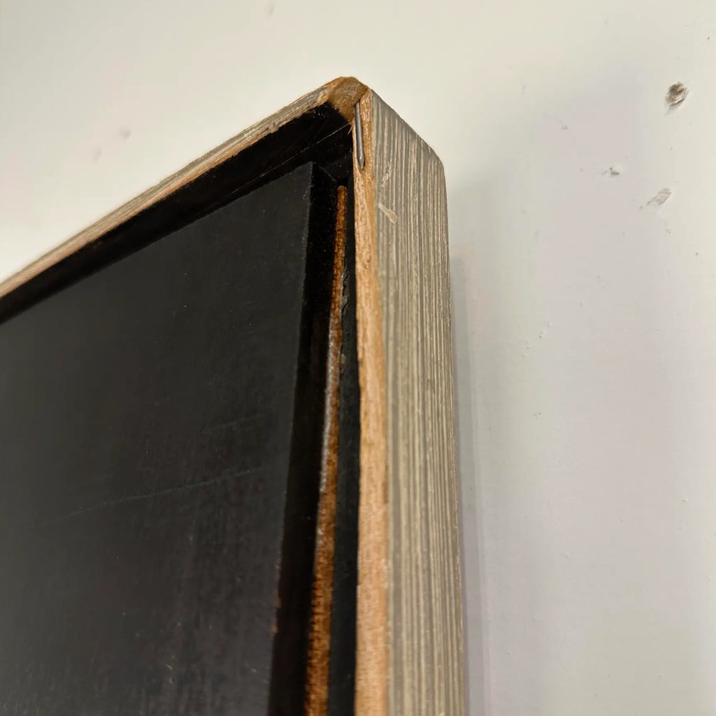Abstract Brutalist Glaze on Slate Tile