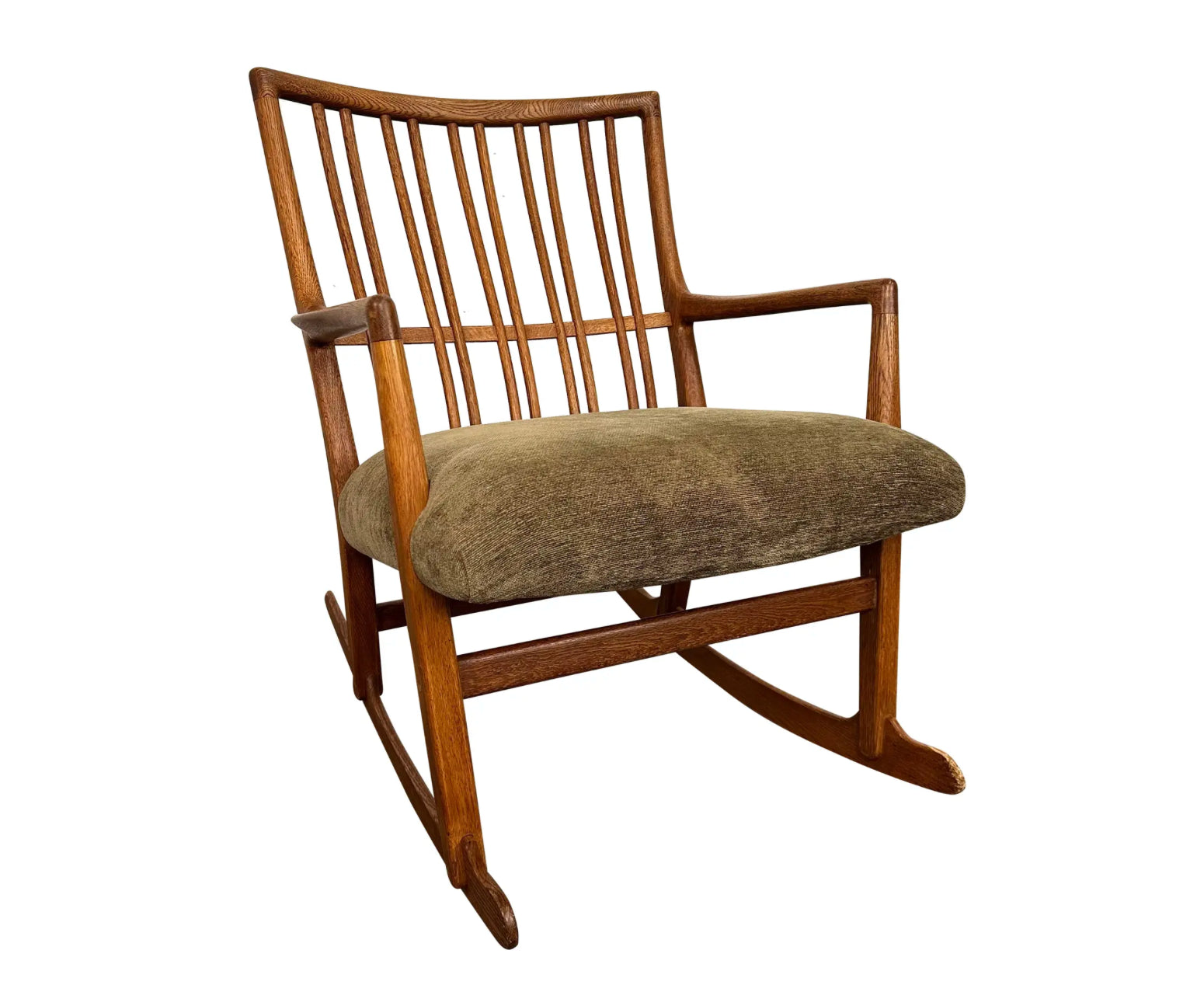 Early Mid Century Modern Hans J. Wegner Rocking Chair Ml-33