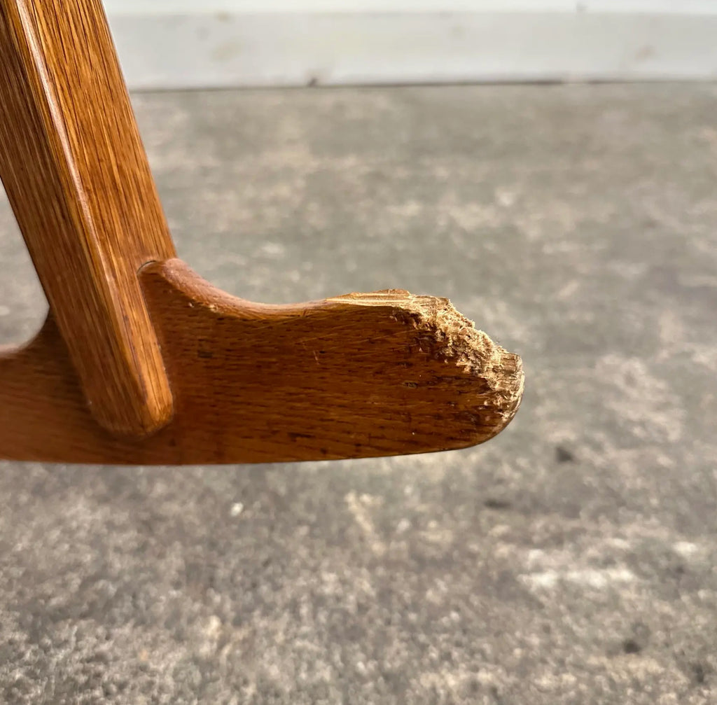 Early Mid Century Modern Hans J. Wegner Rocking Chair Ml-33