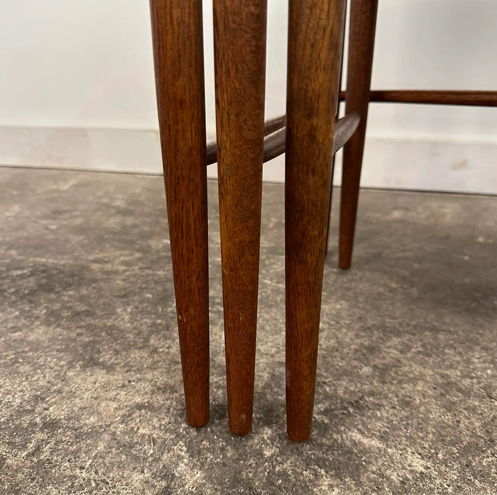 Mid Century Modern Teak Dux Nesting Table Made in Sweden
