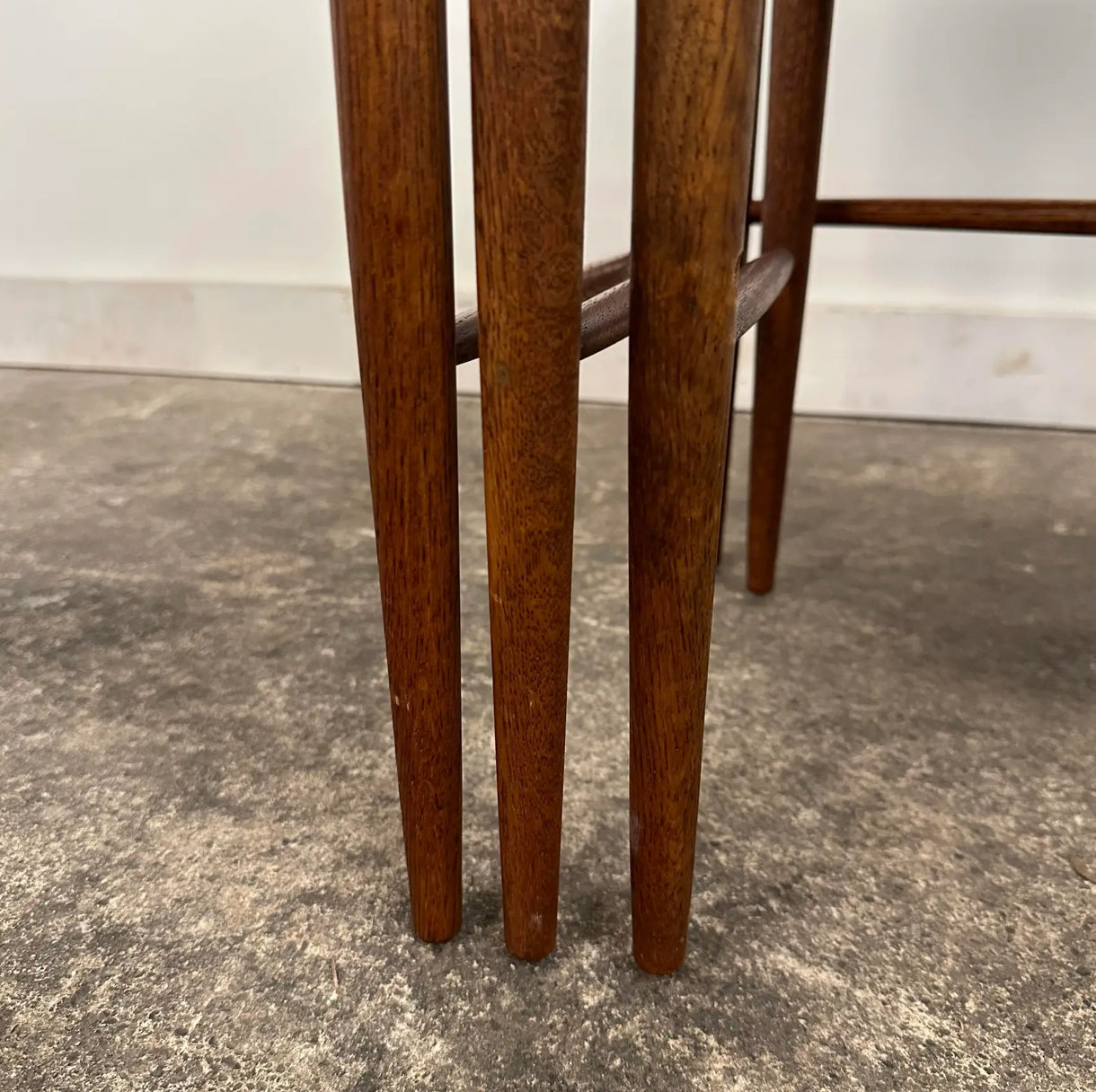 Mid Century Modern Teak Dux Nesting Table Made in Sweden