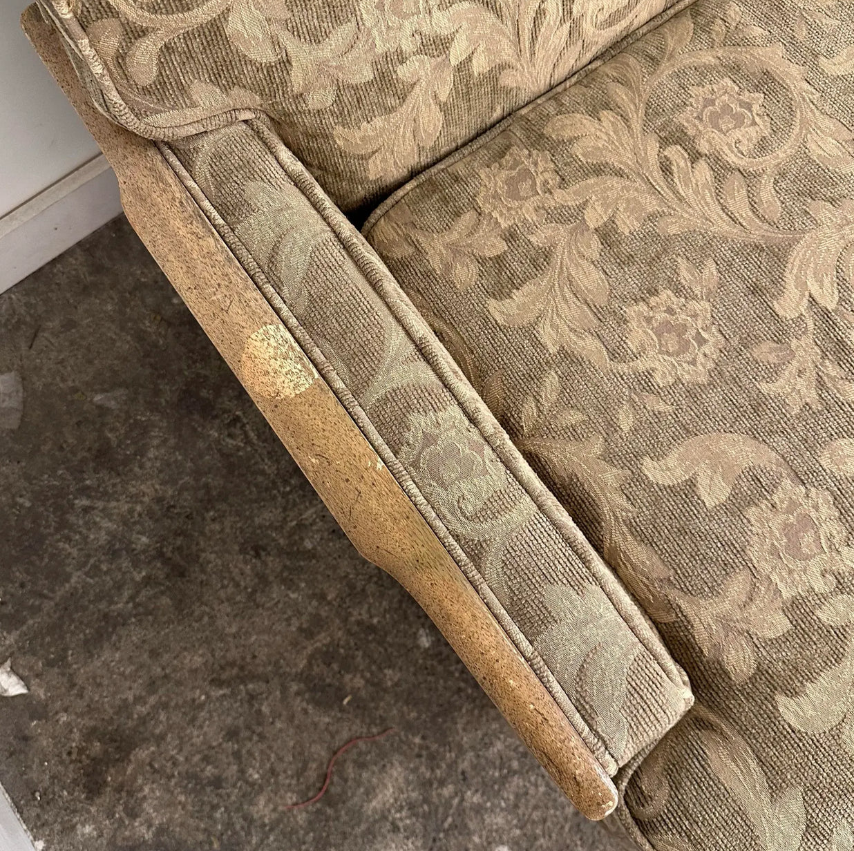 2 Piece Sectional Mid Century Modern in the Style of Tomlinson