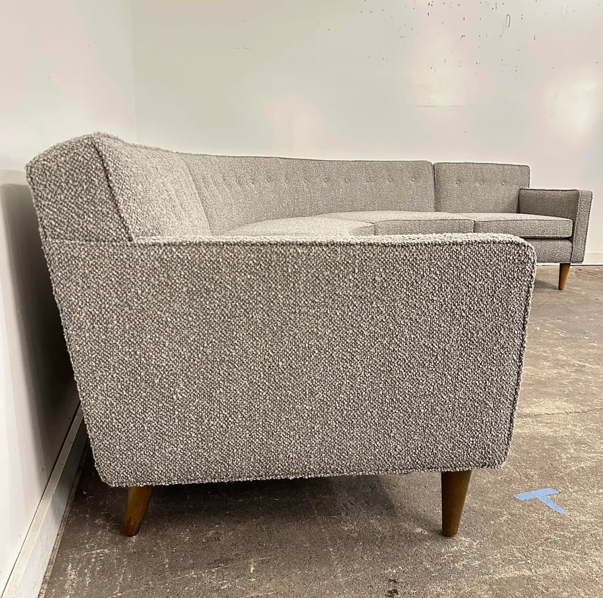 Reupholstered 3-Piece Dunbar Sectional
