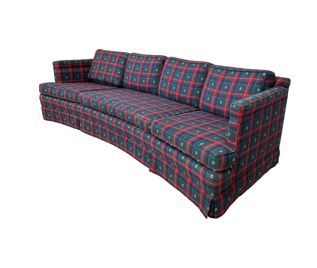 Mid Century Modern Curved Sofa