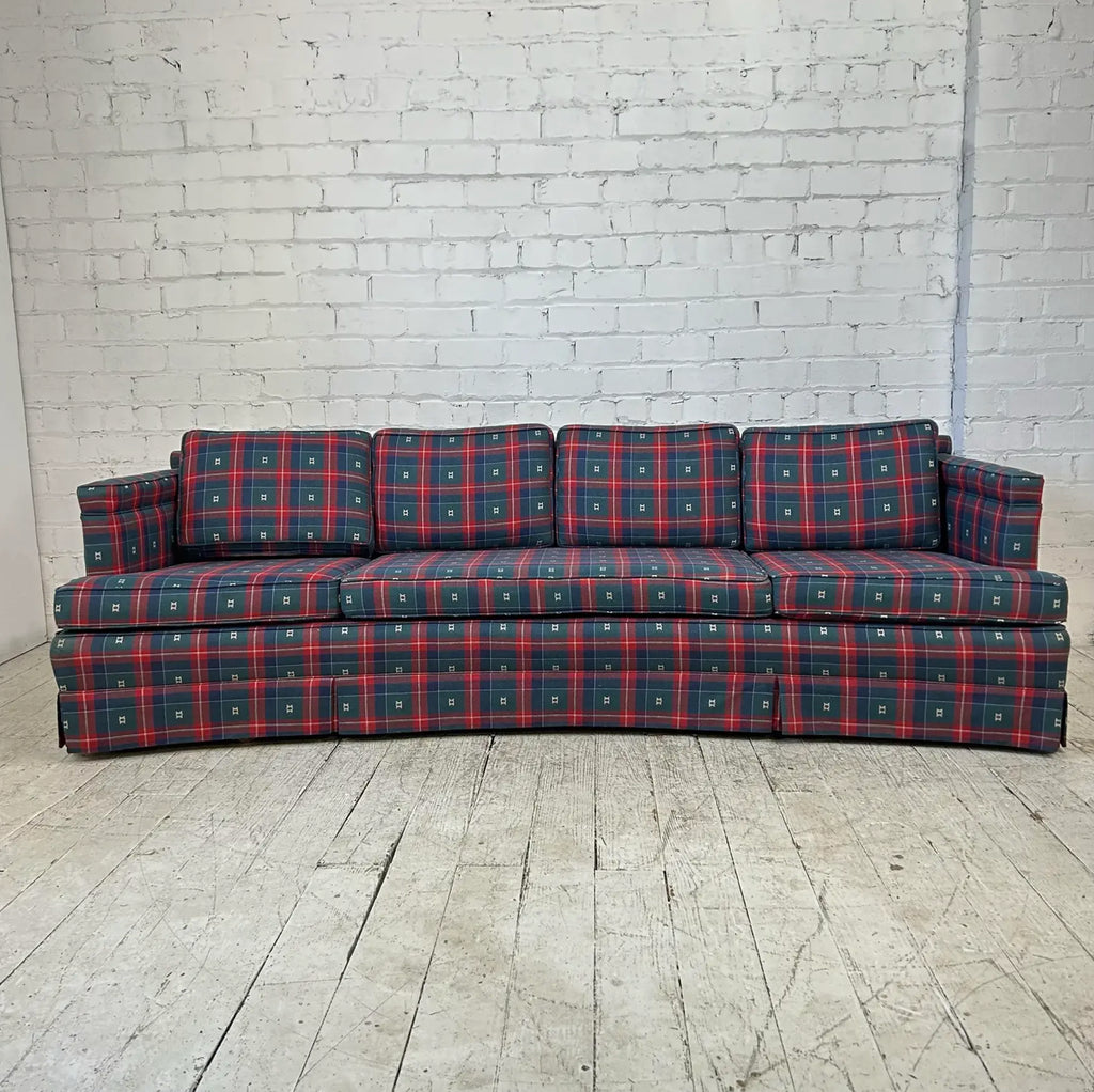 Mid Century Modern Curved Sofa