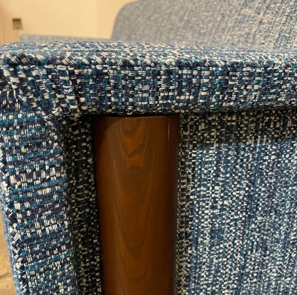 Reupholstered Mid-Century Modern Sofa