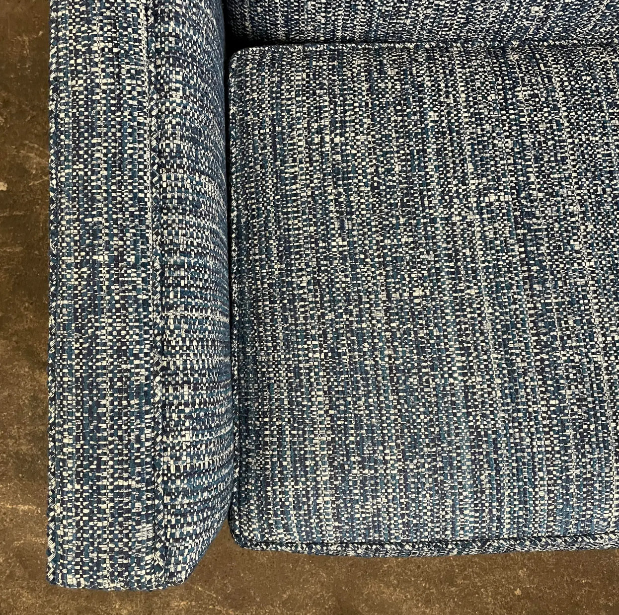 Reupholstered Mid-Century Modern Sofa