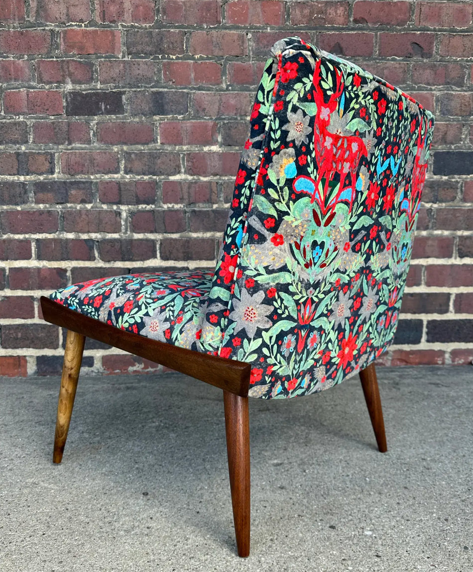 Pair of Kroehler Slipper Chairs Mind the Gap Fabric