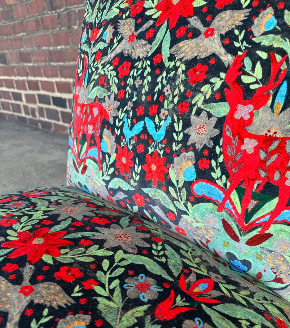 Pair of Kroehler Slipper Chairs Mind the Gap Fabric
