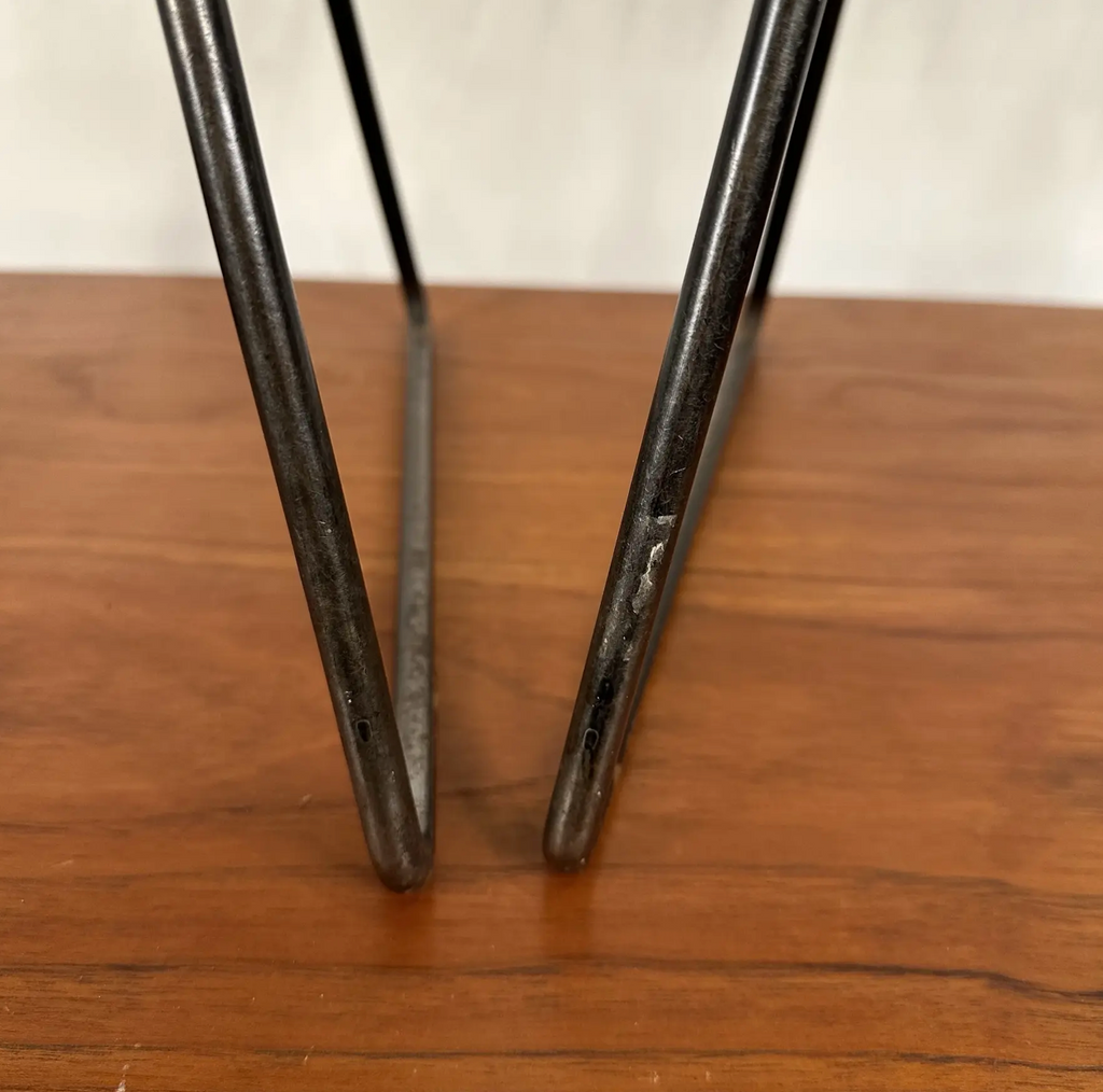 Set of 4 Bertoia for Knoll Children’s Chairs Black XS
