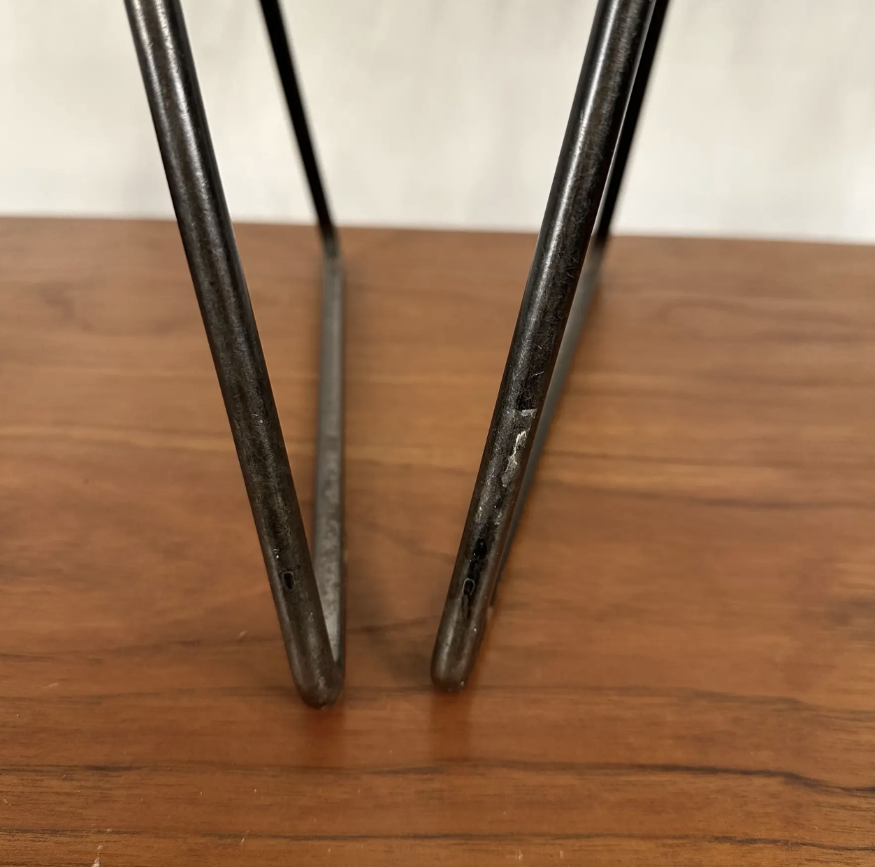 Set of 4 Bertoia for Knoll Children’s Chairs Black XS