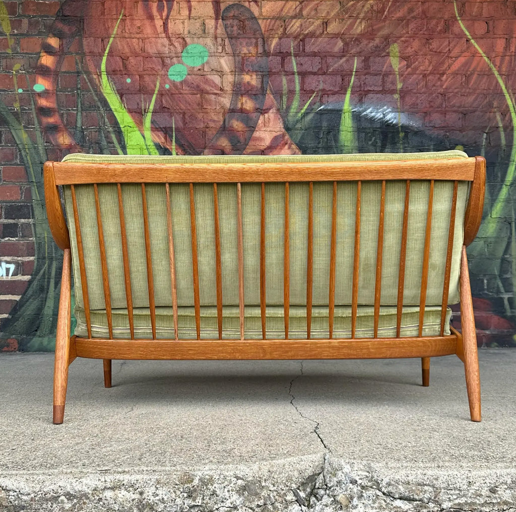 Danish Modern Peter Hvidt Teak Loveseat