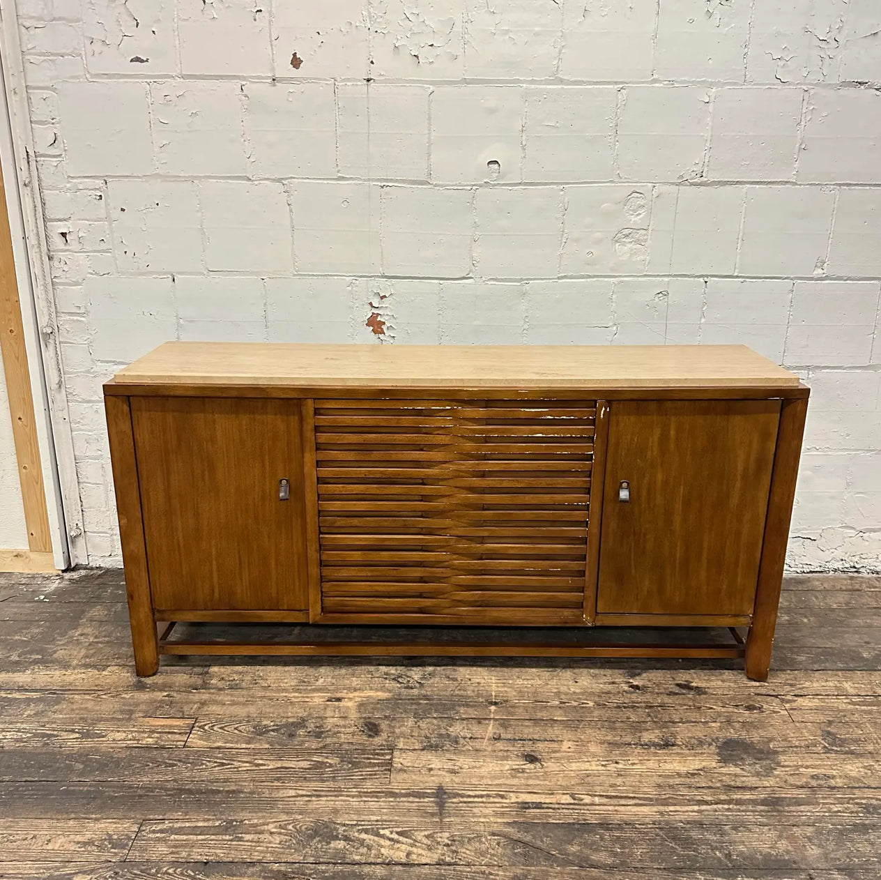 Drexel Heritage Travertine Top Credenza