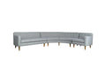 3-Piece Edward Wormley for Dunbar Sectional Expertly Reupholstered With Pincore Foam
